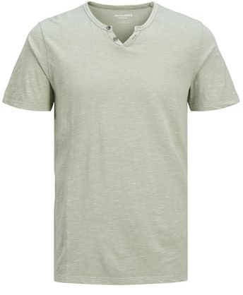 JACK & JONES T-Shirt T-Shirt Chiné Col Fendu