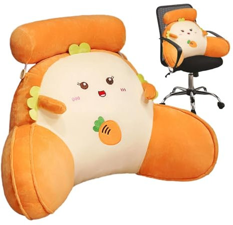 Paodduk Sitzkissen fürs Bett Lesekissen mit Nacken-/Armstütze Rückenstütze Kuschelkissen Rückenstütze Lesekissen fürs Bett zum Entspannen beim Fernsehen