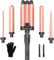 Lockenstab Set 3 Fässer Welleneisen Mehrere Temperatureinstellungen - BESTOPE PRO Lockenstäbe mit LED-Anzeige 5 in 1 für großer Wellen Schnellaufheizung mit einem Handschuh, 2 Clips
