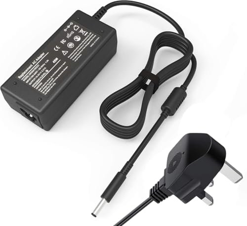 45W Watt (4.5 * 3.0 mm 19.5V 2.31A) Laptop Charger Fit for Dell Inspiron 11 13 14 15 17 3000 5000 7000 Series 3593 3583 5559 3558 5555 3567 5558 AC Adapter + FREE UK Power Cord