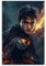 FCTMIWHBN Fantasy-Film-Poster, Harry Magic Potter, Poster und Drucke, Leinwand, Wandkunst, Poster, 30 x 45 cm, ungerahmt