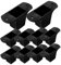 SECFOU 8 Sets Audio Floor Mat Speaker Cabinet Leg Bumper Furniture Feet Bumpers Amplifier Foot Base Furniture Pads Speaker Furniture Leg Bumper Isolation Feet Pads Amplifier Isolation Mat