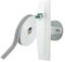 IdeaGenesis - Pack Recogedor persiana para Empotrar en obra y cinta reversible para persianas enrollables | Enrollador persiana y correa 22mm | Sistema Universal (Blanco Cinta 22mm, Grande)