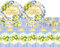 JUNBAOYYDS Set de vaisselle de fête pour Citron, pour anniversaire d'enfant, Citron assiettes en carton, gobelets, serviettes pour anniversaire d'enfant