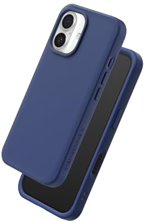 RHINOSHIELD Case Compatible with iPhone 16 | SolidX - Reinforced Shock-Absorbing Slim Design Protective Cover with 3.5M / 11ft Drop Protection - Ultra Marine