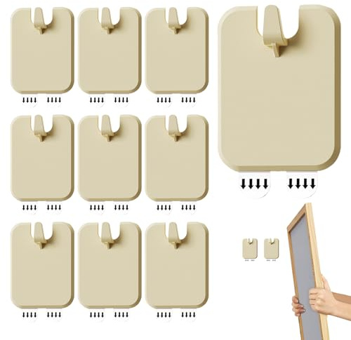 Des cintres d'image les cadres - crochets cadre cintres photo mur, 10 pièces Adhesive Wall Mount toile décor chambre à sèche peinture photo appartement hôtel