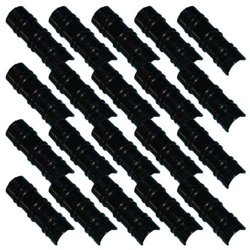 Piceioep 20 Stück Haltbarkeit ABS Legierungen Rohrschellen Gewächshäuser Rostfreie Filmbefestigungsclips Für Private Und Industrielle Umgebungen Camping Rohrschellen