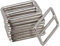 10Pcs Metal Tri-Glide Slides Buckles Kit 38mm, Tri-Glide Slides Square Ring Slide Adjusters Buckles Webbing Belts Buckle for Belt Bags DIY Accessories