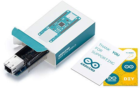 Arduino MKR ETH Shield [ASX00006] - Bouclier Ethernet pour connecter Vos projets Arduino MKR à Internet, idéal pour Applications IoT et réseaux