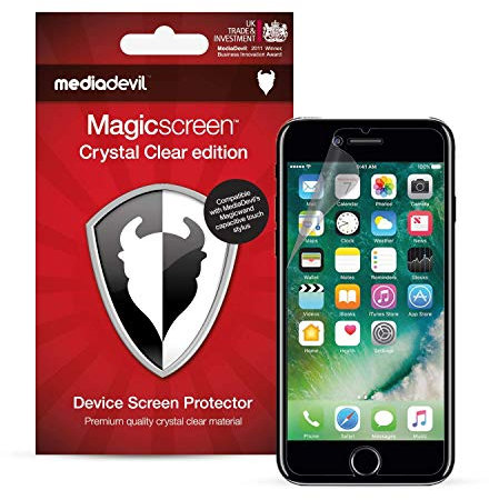 MediaDevil Screen Protector for iPhone SE (2020), iPhone 8 and iPhone 7 - Ultra-Tough, Glass-Free Edition (2-Pack)