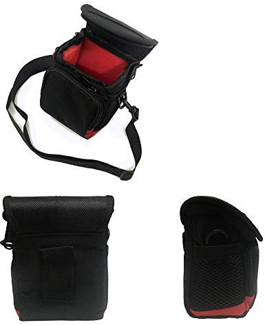 K-S-Trade Housse pour Panasonic Lumix DC-GX9 Sac Appareil Photo à Bandoulière Housse Couvervcle étui Antichoc Caméra Accecssoire Compatible avec Panasonic Lumix DC-GX9 avec Compartiment Extérieur