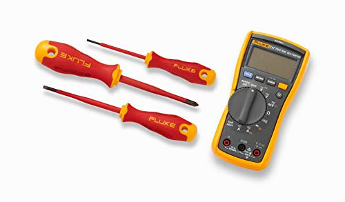 Multimetro per elettricisti Fluke 117 + SLS3 + ISLS5 + IPHS2