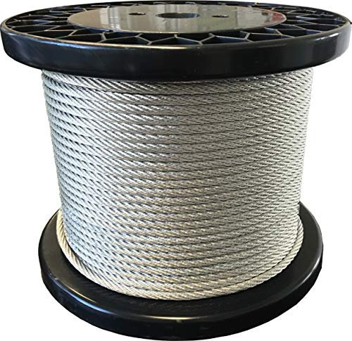 Edelstahlseil 7x19, 100m, 2mm Ø, V4A Seil Edelstahl AISI 316, rostfrei, weich, hohe Dehnung - Tecklenborg, Kegel GmbH