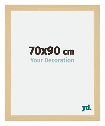 yd. Your Decoration - Cadre 70x90 cm - Décor Érable - Cadres Photo en MDF Avec Verre acrylique - Anti-Reflet - Cadre 70x90 - Mura