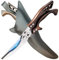 ANDONG Kitchen Scissors, Heavy Duty Poultry Shears, Stainless Steel, Retro-Modern Style, Bronze Color, Kitchen Shears