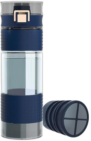 GOSOIT Notfall Wasserfilter flasche Trinkwasserfilter Outdoor Survival Wasserflasche mit Filter Camping Wasserfilter 17 OZ
