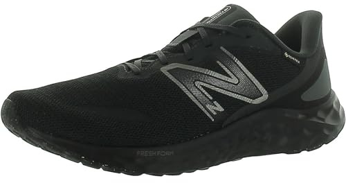 New Balance Women's Fresh Foam Arishi V4 Running Shoe, Black/Black, 9