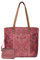 Pip Studio Einkaufstasche Medium | Dark Pink - 32/47 x 31 x 18,5