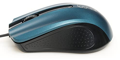 iggual Ratón Ergonomic-RL 800 dpi Azul Negro/Azul