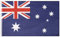 MUWO Flagge Nations Together 90 x 150 cm Nationalmanschaften, doppelseitige Gartenflagge, wetterfeste Fanflagge, Fußballflagge Polyester Länderfagge Deutschland mit Ösen (Australien)