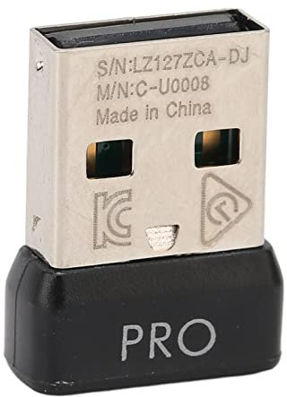 Receptor USB 2.4G para Mouse Inalámbrico Logi G Pro,Adaptador de Dongle de Mouse Inalámbrico USB,Adaptador de Receptor de Mouse Inalámbrico,Mini Receptor USB de Mouse,Plug and Play