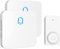 SECRUI Wireless Doorbell, Electric Cordless Battery Operated Door Bells Plug in 2 Receivers IP55 Waterproof Easy Install Long Range of 1,000 Feet with 32 Chimes ​for Home, School, Office, Classroom