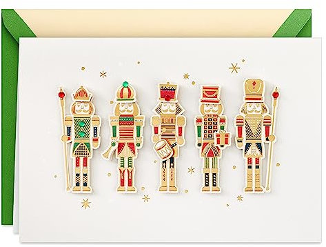 Hallmark Signature Weihnachtskarte (Nussknacker)
