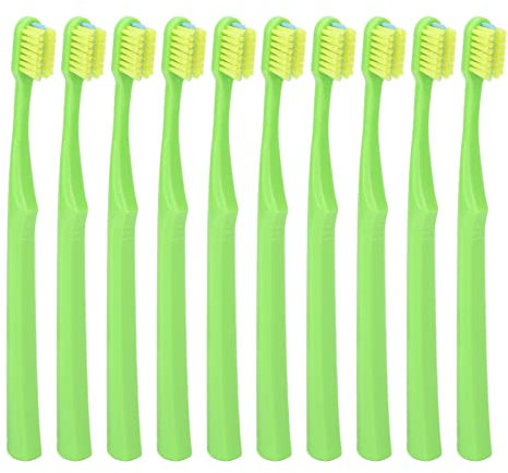 Kieferorthopädische Interdentalbürste, 10 Stück kieferorthopädische Zahnbürste, Zahnbürste zur Reinigung der Zähne, Werkzeug zur Reinigung der Zahnbürste für Kinder Erwachsene zur Reinigung von Appar