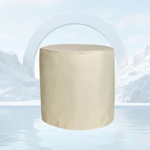 ATYUJKB 420D Housse de Meuble de Jardin Impermeable 190x80cm, Housse de Table de Jardin Ronde, Housse de Protection Mobilier Exterieur, Protection pour Tous Les Temps pour Salon Meubles