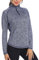 iClosam Womens Long Sleeve Tops 1/4 Zip Polo Shirts UPF 50+ Running T-Shirt Quick Dry Gym Sports Workout Cycling Golf Tops Blue