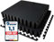AIRHOP 12 Matten 60x60x1,4cm Extra Dicke robuste Gummierte, rutschfeste Puzzlematte, geeignet für Fitnessstudio und Heimfitness, schwere Trainingsbelastung, bodenschutzmatte Fitness, Schwarz
