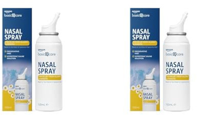 Amazon Basic Care Nasal Solution for Relief from Allergy & Rhinitis 100 ml (Packung mit 2)