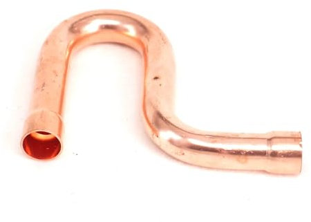 I.D 19x1.0mm Copper End Feed P Trap Pipe Adapter Air Conditioner Refrigeration Water Heater