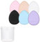 XBOKA 6/10 Stück Finger Puderquaste Make-up Puff Dreiecke Puderquaste Trocken Nass Schönheit Make-up Werkzeug Kleiner Make-up-Schwamm für Gesicht
