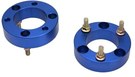 Spurverbreiterung Für Nissan Für Np300 Für NAVARA D40 D23 1 Paar Aluminium Front Strut Spacer Suspension Lift Up Kit EPFL08NS40 Spürverbreiterungsatz