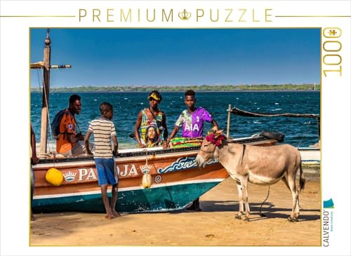 Puzzle · Sieger des Esel-Schönheitswettbewerbs | Die Insel Lamu zeigt uns eine spannende andere Welt · 1000 Teile · Lege-Größe 64 × 48 cm · CALVENDO Puzzle