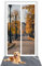 Zanzariera Magnetica Porta Finestra 100 x 300 cm Nessun Attrezzo Richiesto Zanzariera con Magneti Viene Fornito con Kit di Montaggio per Porte da Balcone/Cantine/Terrazze, Bianco