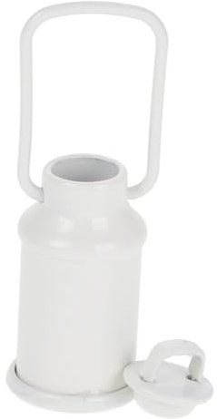 ibasenice Mini Pot à Lait Réaliste avec Couvercle pour Maison De Poupée Accessoire De Décoration De Cuisine Table à Manger