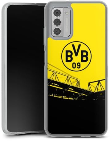 DeinDesign Silikon Hülle kompatibel mit Nokia G 42 5G Case transparent Handyhülle Borussia Dortmund BVB Fanartikel