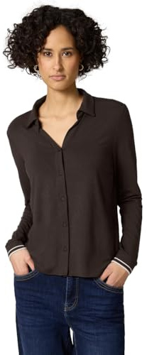 Street One Shirt mit College-Details Molten Earth 36