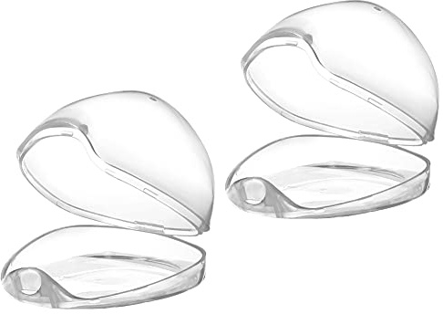 Accmor Pacifier Case, Pacifier Holder Case, Pacifier Container for Travel, BPA Free, Transparent, 2 Pack