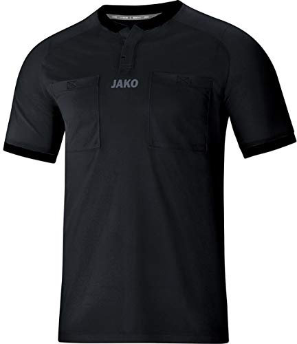 JAKO Herren Schiedsrichter-Trikot (Kurzarm), Schwarz, M