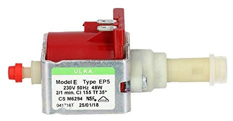 LUTH Premium Profi Parts Pumpe Ulka EP5 Wasserpumpe 48W 230V kompatibel mit Whirlpool 481236018581 für Kaffeemaschine Kaffeevollautomat