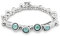 Uno de 50 Silber Armband mit Bead-Kette und Hummer-Frühling Verschluss