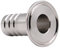 DERNORD 2 Tri Clamp to 1 Hose Barbed Adapter SUS304 Sanitary Hose Barb Pipe Fitting (1 Inch Barb Hose)