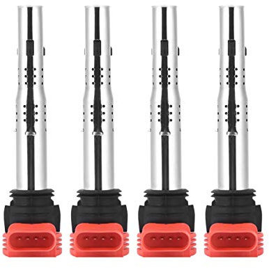 Hlyjoon Zündspule Auto Zündmodul Kfz Zündeinheit für A4 A5 A6 A7 Q5 SQ5 Q7 R8 S4 S5 A3 TT Rabbit CC 06E 905 115E 07K 905 715F 06H 905 115B 06E905115E 07K905715F 06H905115B
