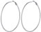 Suplight Ohrringe Edelstahl Damen Creolen 100mm groß Runde Kreis Ohrringe hochglanz Geometrische Kreolen Hoop Earrings Ohr Piercing Minimalist Schmuck Accessoire für Frauen Mädchen
