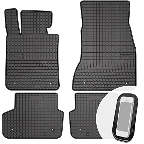 moto-MOLTICO Gummimatten Auto, 4-teiliges Set, Allwetter Gummi Fußmatten, Antirutsch & Wasserfest Autoteppiche - passend für BMW 5er G30 ab 2017