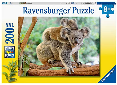 Ravensburger Kinderpuzzle - 12945 Koalafamilie - Tier-Puzzle für Kinder ab 8 Jahren, mit 200 Teilen im XXL-Format