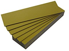 25 Magnet-Etiketten, Farbe (Gold, Länge 10 cm, Breite 2 cm)